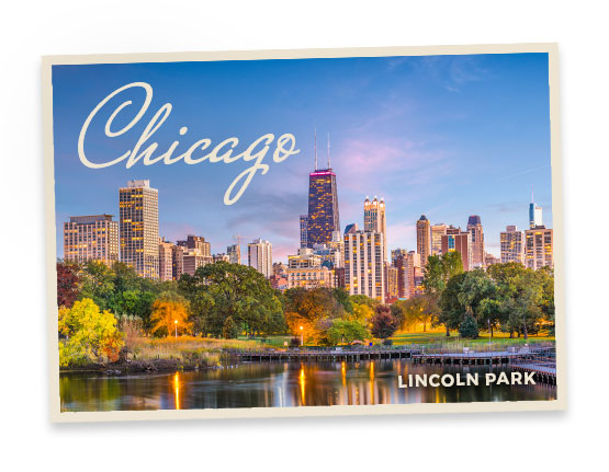 Postcard of Chicago, IL