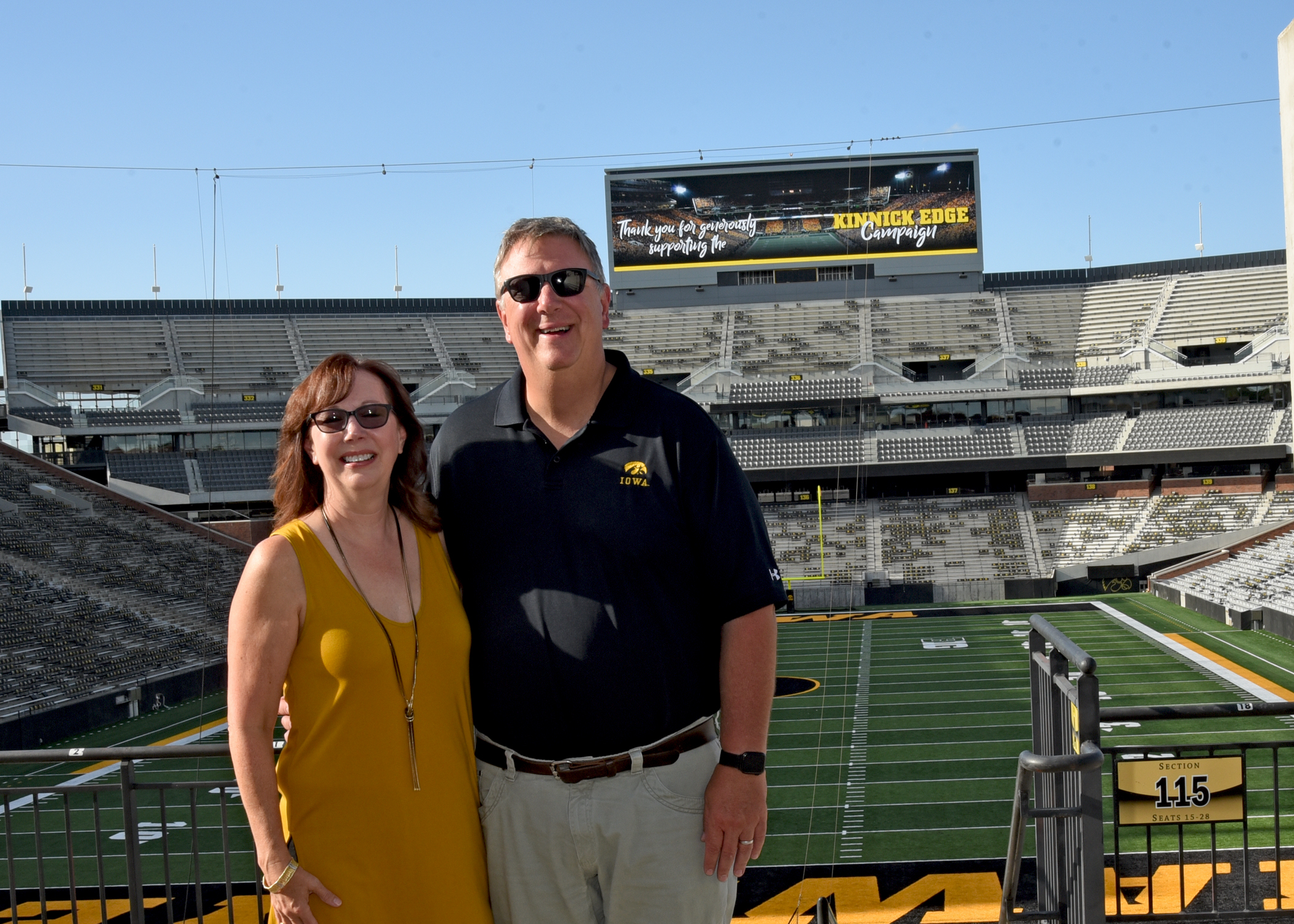 Picture of Will and Renee Moon at Kinnick